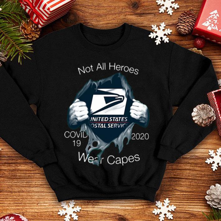 Blood Inside Me United States Postal Service Not All Heroes Wear Capes shirt
