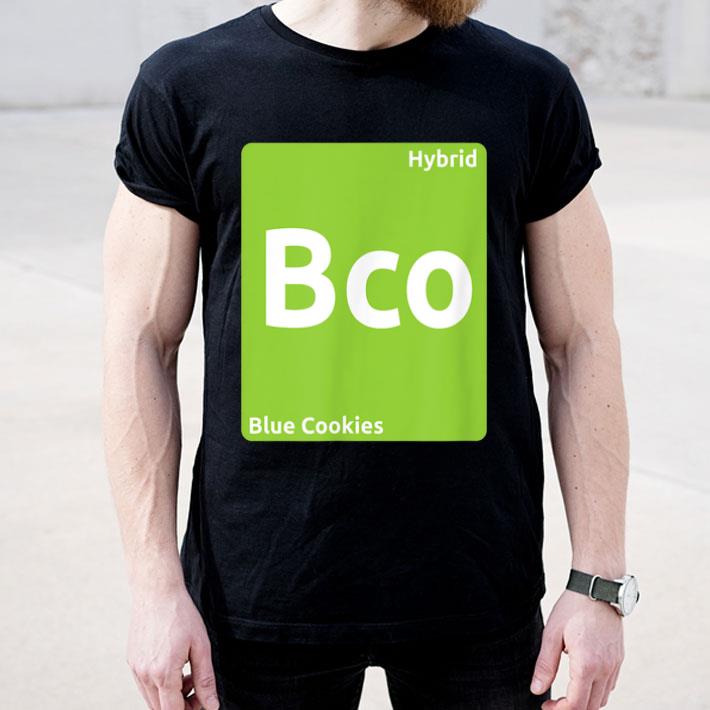 Blue Cookies Hybrid Cannabis Strain Periodic Table Shirt 4 - Blue Cookies Hybrid Cannabis Strain Periodic Table Shirt