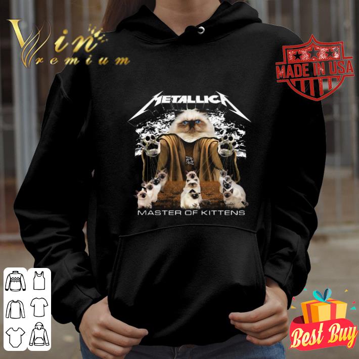Blue Point Siamese Cat Metallica master of kittens shirt 4 - Blue Point Siamese Cat Metallica master of kittens shirt