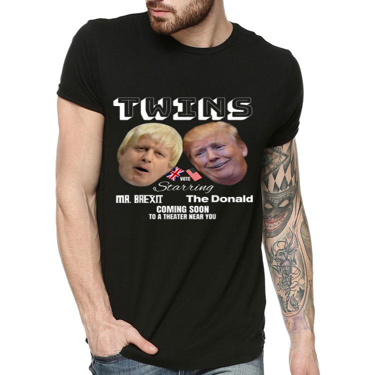 Brexit Donald Trump Boris Johnson Hair Twins Movie Poster Shirt 4 - Brexit Donald Trump Boris Johnson Hair Twins Movie Poster Shirt