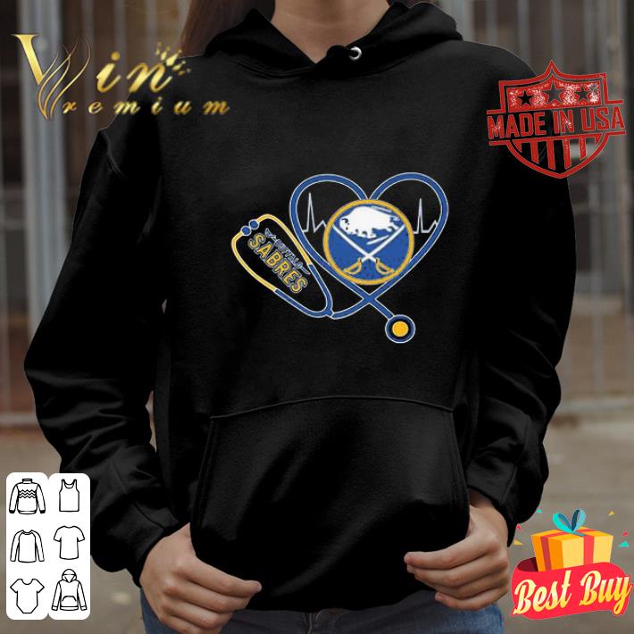 Buffalo Sabres stethoscope heartbeat shirt