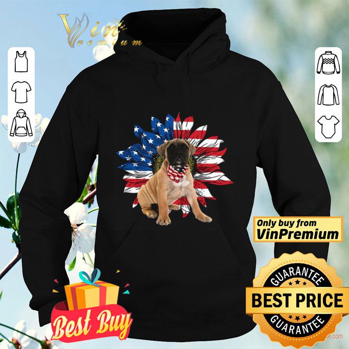Bullmastiff Sunflowers American Flag shirt 4 - Bullmastiff Sunflowers American Flag shirt