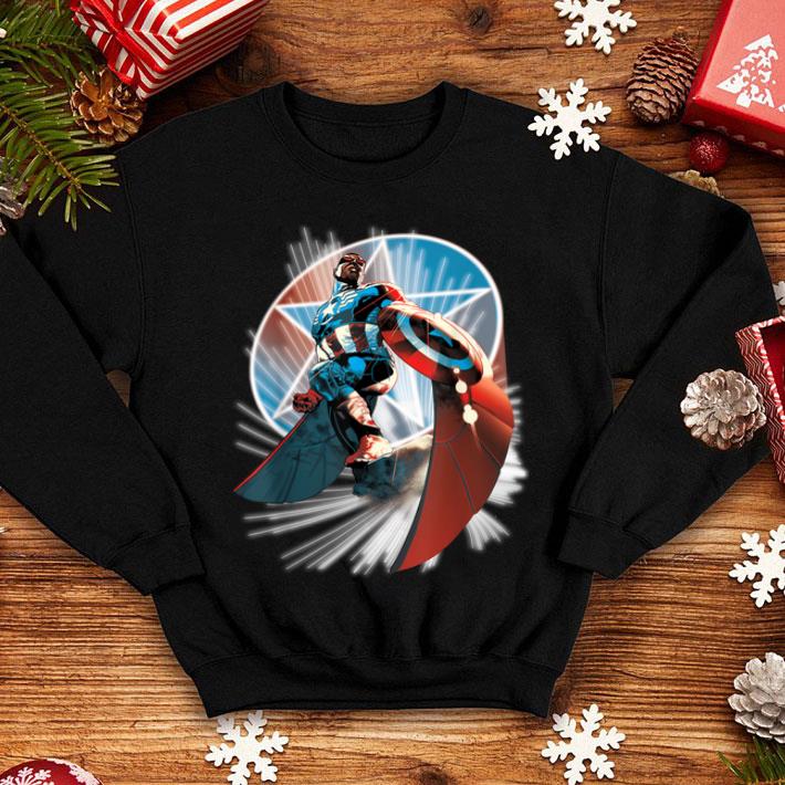 Captain America Hands Helm To Falcon Marvel Now Shirt 4 - Captain America Hands Helm To Falcon Marvel Now Shirt