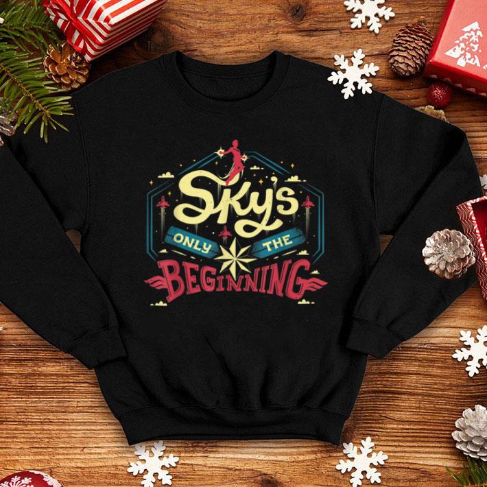 Captain Marvel Sky s Only The Beginning Shirt 4 - Captain Marvel Sky's Only The Beginning Shirt