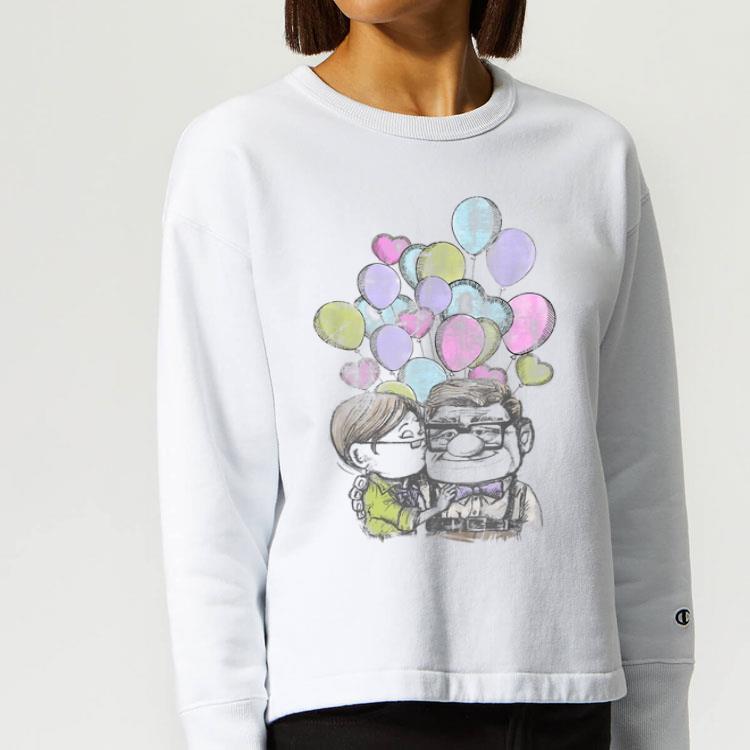 Carl And Ellie Heart Balloons Portrait Up Movie Shirt Carl And Ellie Heart Balloons Portrait Up Movie Shirt 4 - Carl And Ellie Heart Balloons Portrait Up Movie Shirt