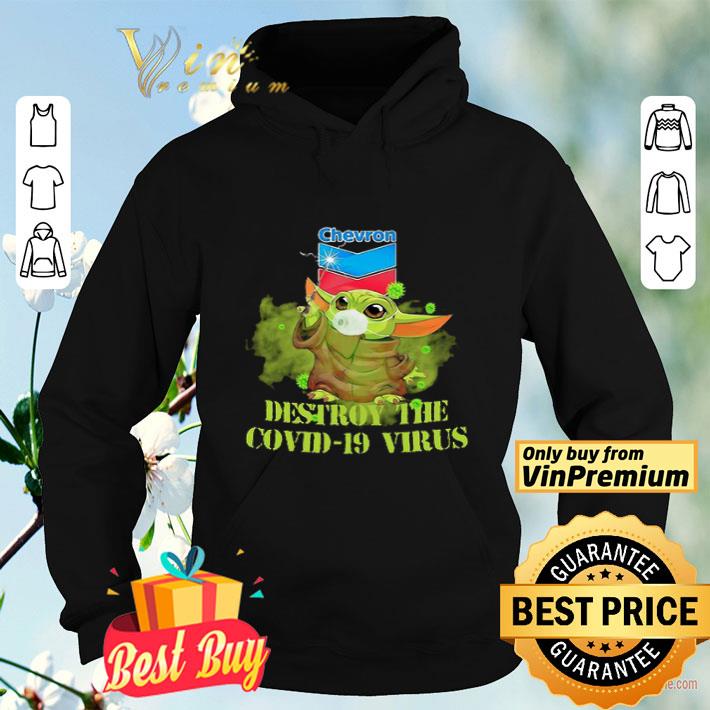 Chevron Baby Yoda destroy the Covid 19 virus shirt 4 1 - Chevron Baby Yoda destroy the Covid-19 virus shirt