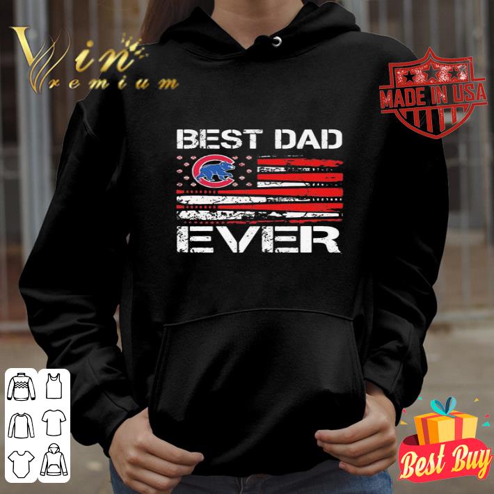 Chicago Cubs Best Dad Ever 4th of july independence day shirt