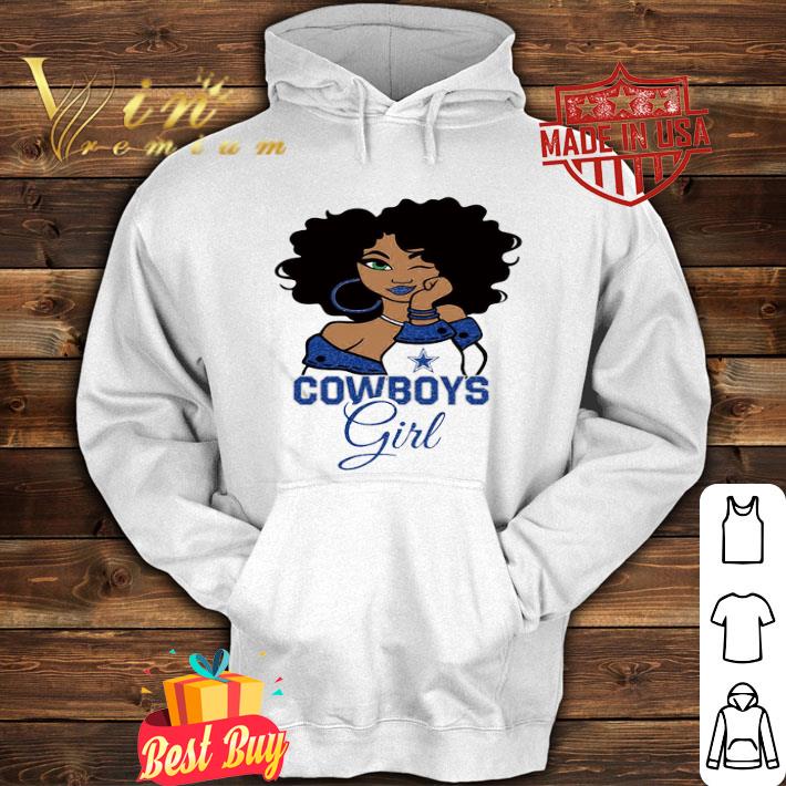 Cowboys girl Dallas Cowboys black girl shirt