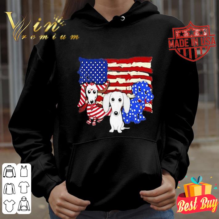 Dachshund American flag 4th of july independence day shirt