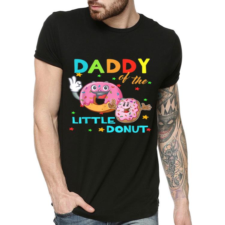 Daddy Of The Little Donut Birthday Daddy Donut Shirt