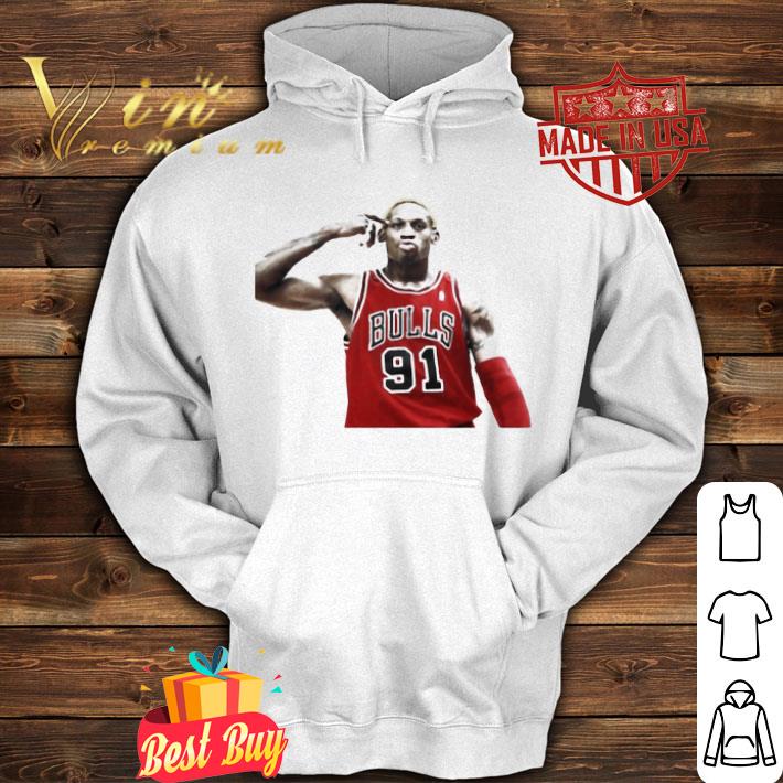 Dennis Rodman 91 Chicago Bulls shirt