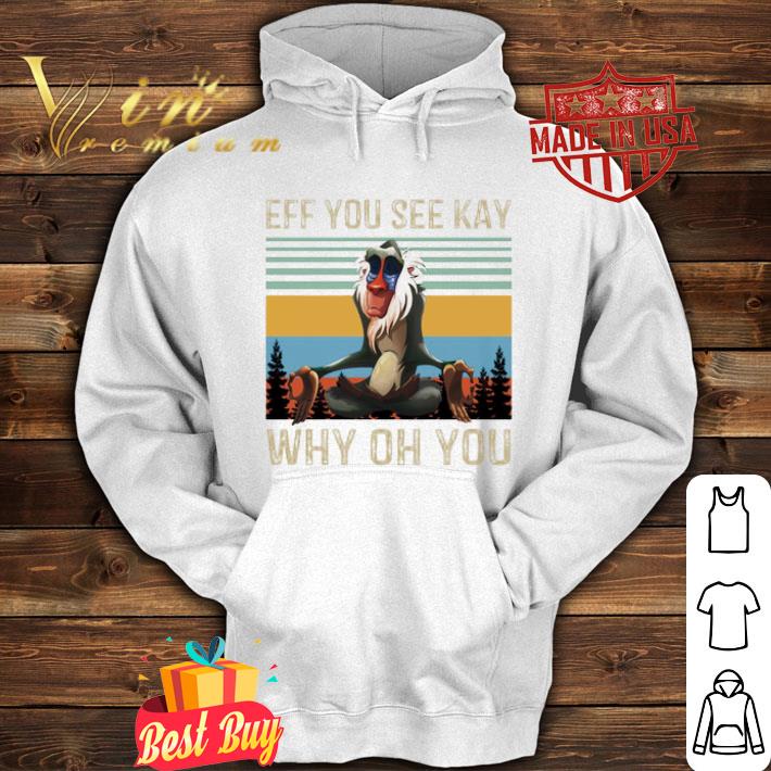 Disney Rafiki Eff you see kay why oh you vintage shirt 4 - Disney Rafiki Eff you see kay why oh you vintage shirt