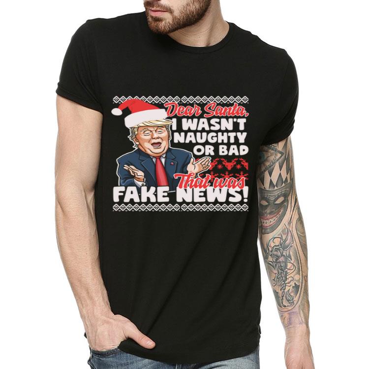 Donald Trump Fake News Ugly Christmas Style Shirt 4 - Donald Trump Fake News Ugly Christmas Style Shirt