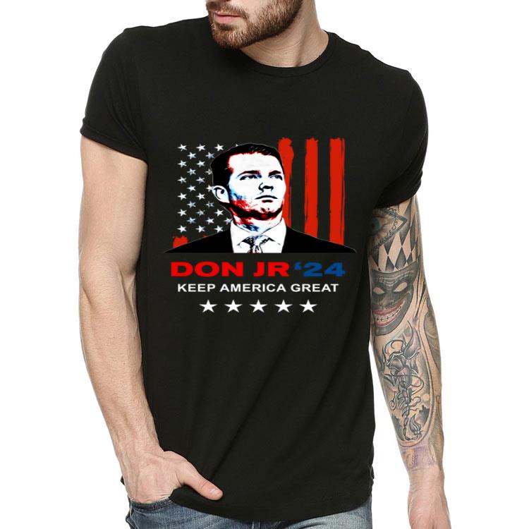 Donald Trump Jr For President With Don Jr On American Flag Shirt 4 - Donald Trump Jr For President With Don Jr On American Flag Shirt