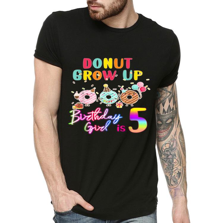 Donut Birthday Girl is 5 Group Family Matching Outfit Shirt 4 - Donut Birthday Girl is 5 Group Family Matching Outfit Shirt