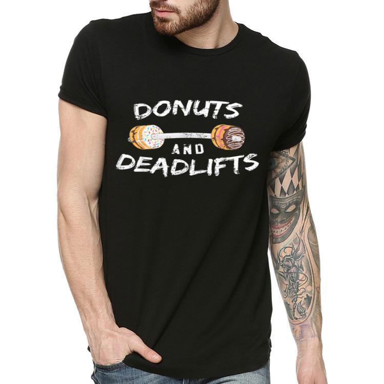 Donut Workout Gift Donuts and Deadlifts Shirt