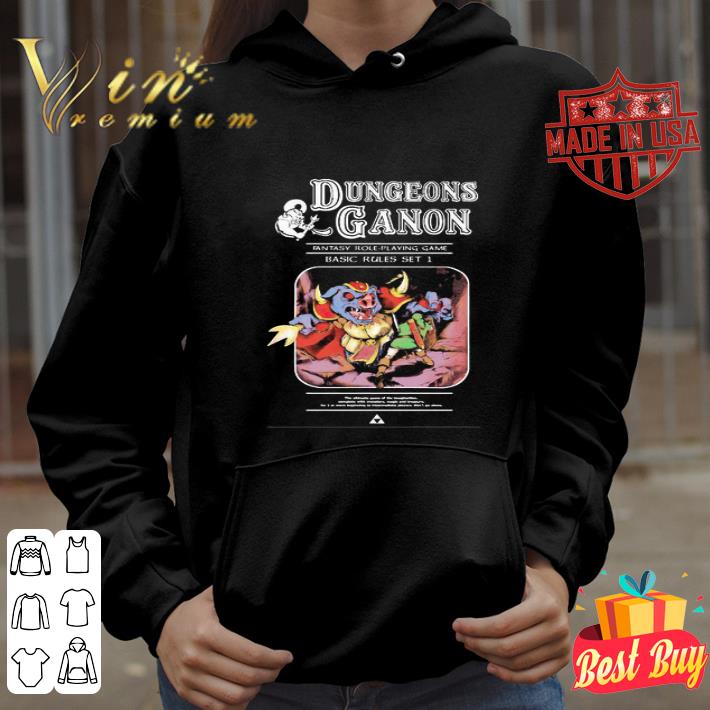 Dungeons & Ganon Legend of Zelda Dungeons & Dragons shirt