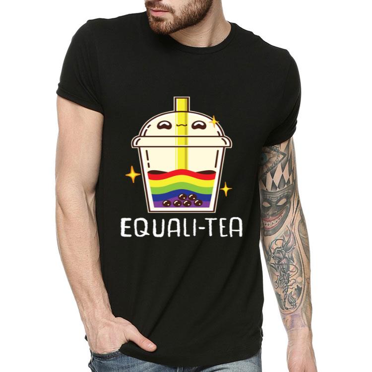 Equalitea Bubble Tea Mug Boba Tea Milk Gay LGBT Pride Kawaii Shirt