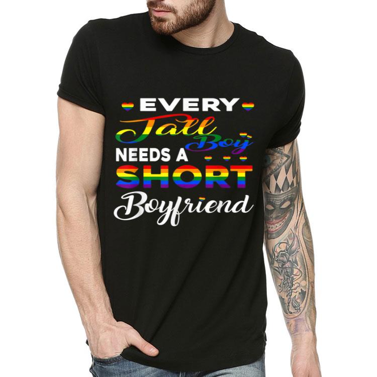 Every Tall Boy Needs A Short Boyfriend Pride LGBT Flag Gifts Shirt 4 - Every Tall Boy Needs A Short Boyfriend Pride LGBT Flag Gifts Shirt