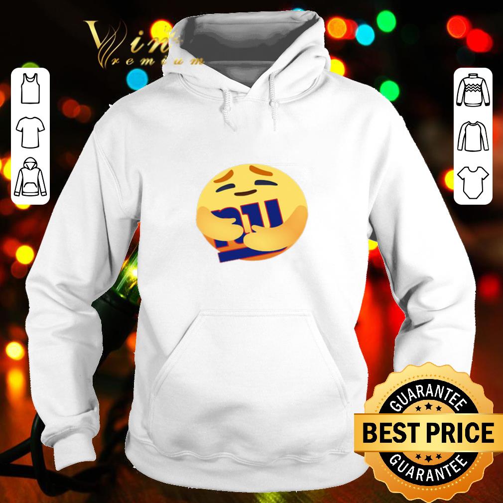 Facebook Care emoji hug New York Giants shirt