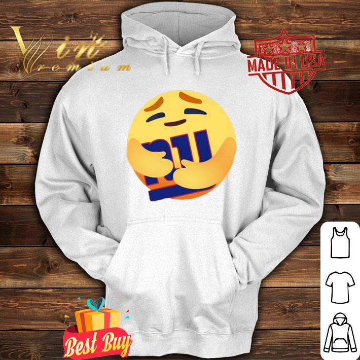 Facebook care emoji hug New York Giants shirt