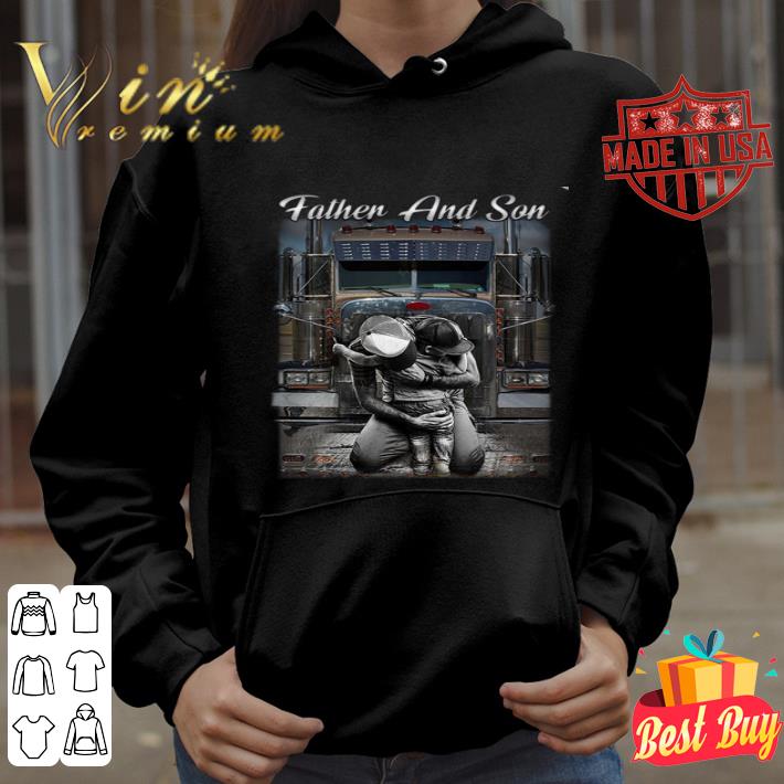 Father and son truck father day shirt