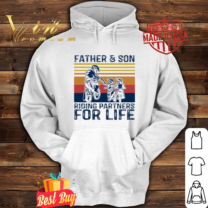 Father son riding partners for life vintage father s day shirt 4 - Father & son riding partners for life vintage father's day shirt