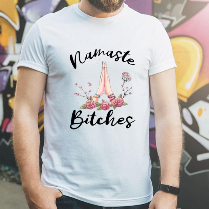 Floral Yoga Namaste Bitches Yoga shirt