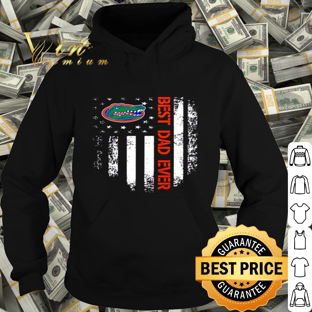 Florida Gators best dad ever American flag father day shirt