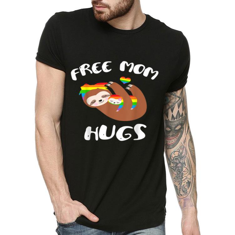 Free Mom Hugs Sloth Gay Pride LGBT Rainbow Flag Shirt Free Mom Hugs Sloth Gay Pride LGBT Rainbow Flag Shirt 4 - Free Mom Hugs Sloth Gay Pride LGBT Rainbow Flag Shirt