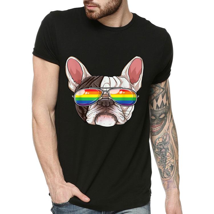 French Bulldog Gay Pride LGBT Rainbow Flag Sunglasses LGBTQ Shirt French Bulldog Gay Pride LGBT Rainbow Flag Sunglasses LGBTQ Shirt 4 - French Bulldog Gay Pride LGBT Rainbow Flag Sunglasses LGBTQ Shirt