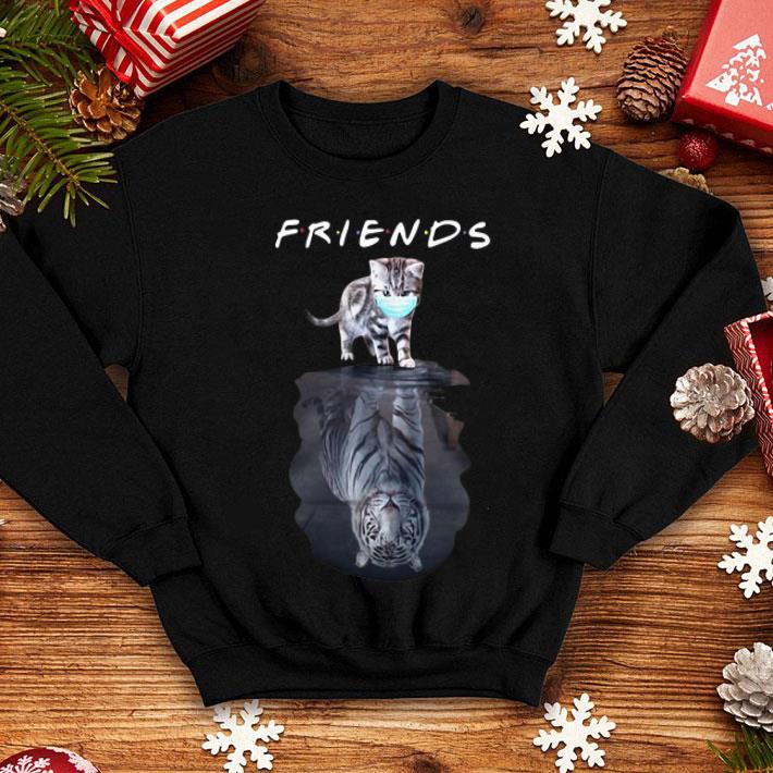 Friends Cats Water Reflection Tigers Quarantined Covid-19 shirt 1 Friends Cats Water Reflection Tigers Quarantined Covid-19 shirt