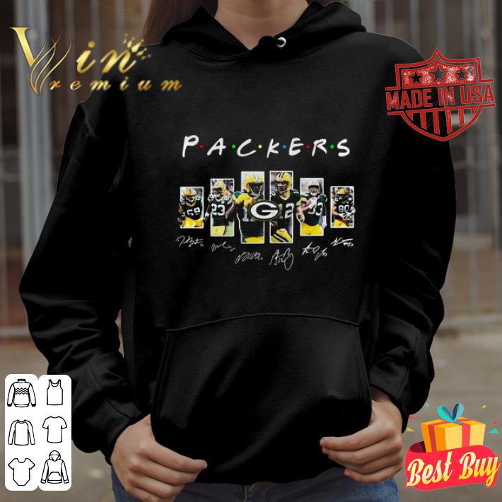 Friends Green Bay Packers Team Signatures shirt