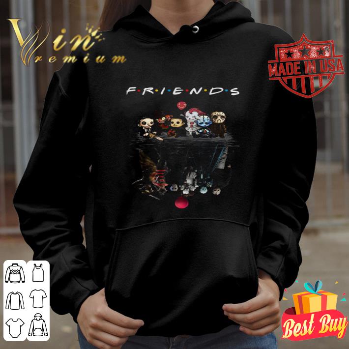 Friends Horror movie characters reflection water mirror Halloween shirt