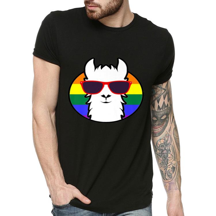 Gay Pride LLama Sunglasses Funny LGBT Rainbow Shirt 8 Gay Pride LLama Sunglasses Funny LGBT Rainbow Shirt