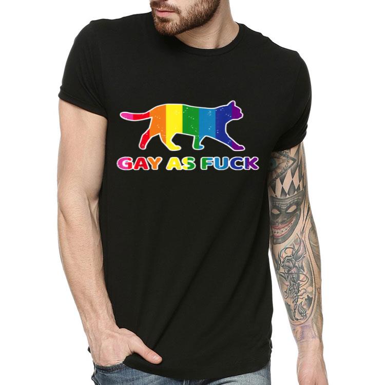 Gay as Fuck Rainbow Cat Purride LGBT Shirt Gay as Fuck Rainbow Cat Purride LGBT Shirt 4 - Gay as Fuck Rainbow Cat Purride LGBT Shirt