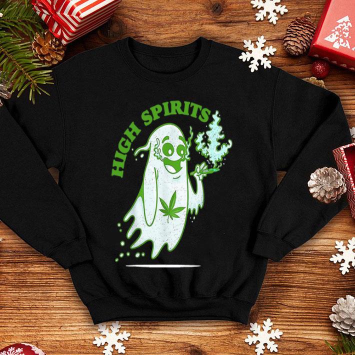 Ghost Weed Smokers High Spirits Marijuana shirt