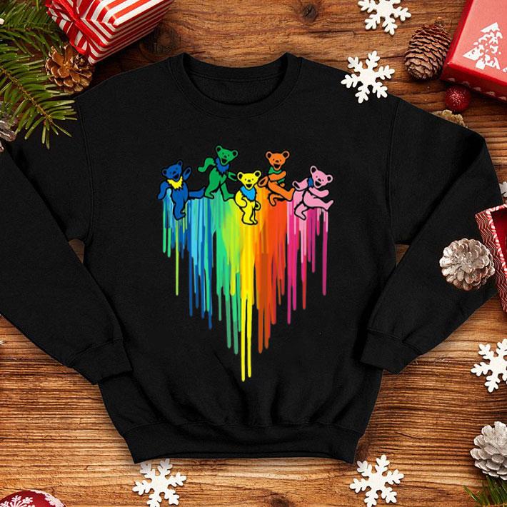 Grateful Dead Bear Paint Color shirt 1 Grateful Dead Bear Paint Color shirt