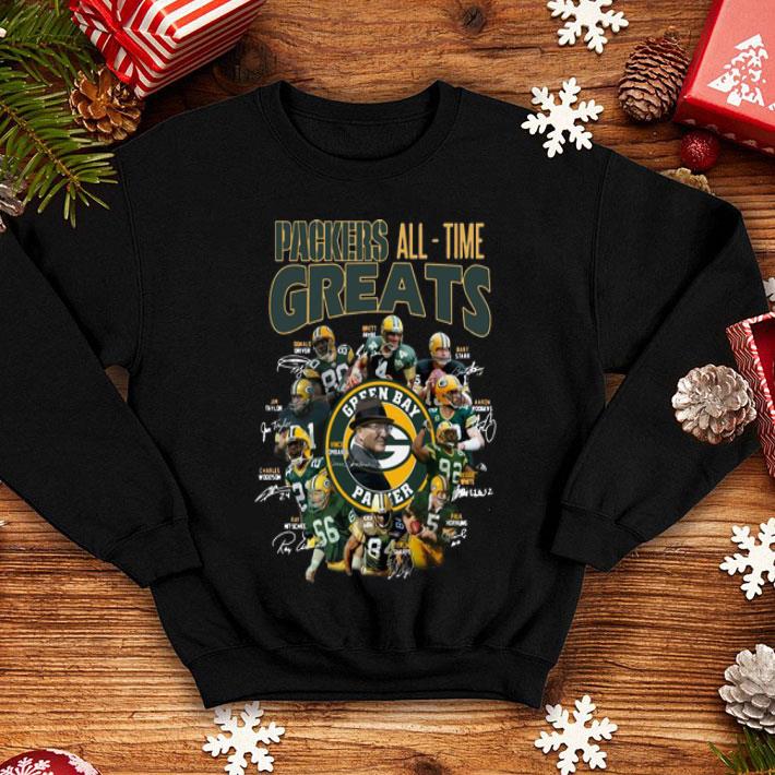 Green Bay Packers All-Time Greats Signatures shirt