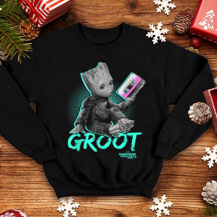 Guardians Vol. 2 Baby Groot Neon Tape Graphic Shirt Guardians Vol 2 Baby Groot Neon Tape Graphic Shirt 4 - Guardians Vol. 2 Baby Groot Neon Tape Graphic Shirt