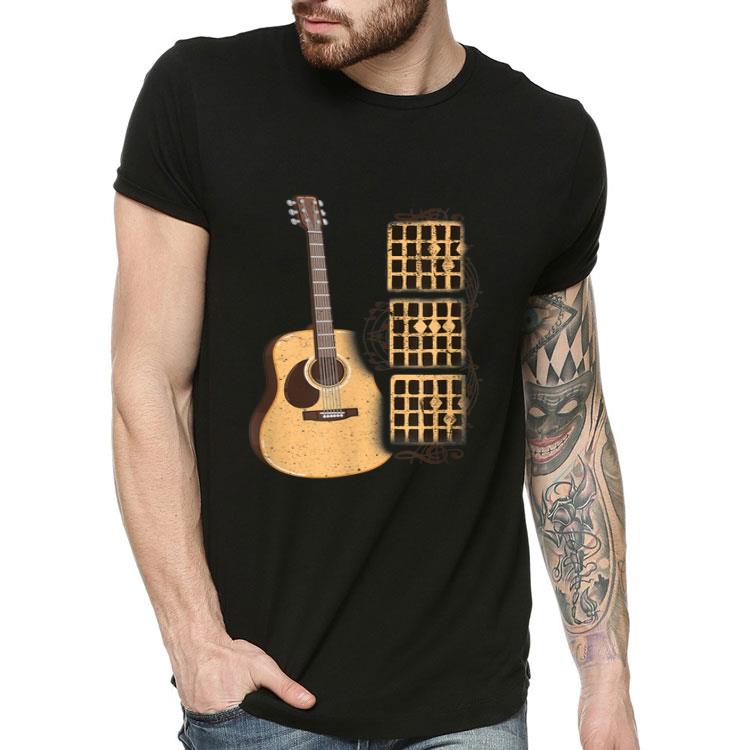 Guitar Dad Chord Acoustic Guitarist Fathers Day Shirt