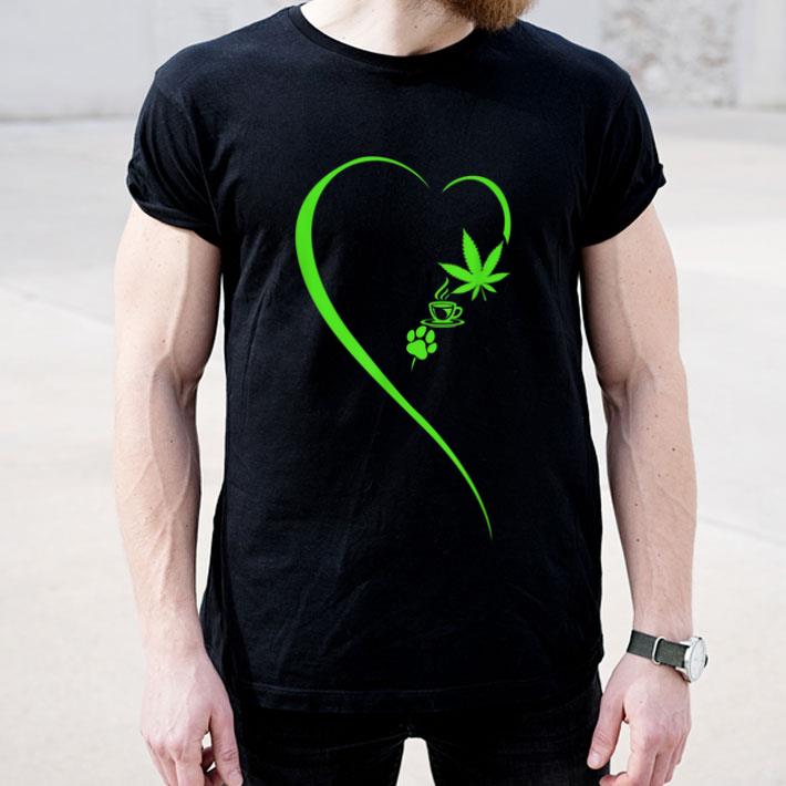Heart Graphic Cannabis Coffee Dog Weed Shirt Heart Graphic Cannabis Coffee Dog Weed Shirt 4 - Heart Graphic Cannabis Coffee Dog Weed Shirt
