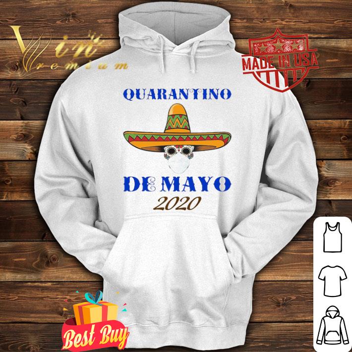 Hippie skull mask Quarantino De Mayo 2020 Coronavirus shirt