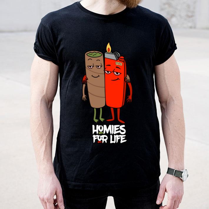 Homies For Life Marijuana Cannabis Stoner Weed Shirt 8 Homies For Life Marijuana Cannabis Stoner Weed Shirt