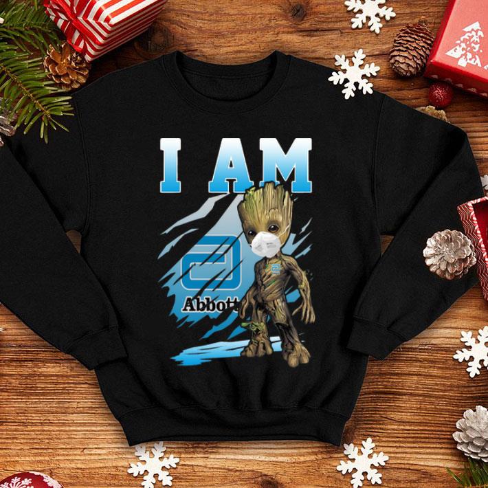I Am Abbott Baby Groot Face Mask shirt