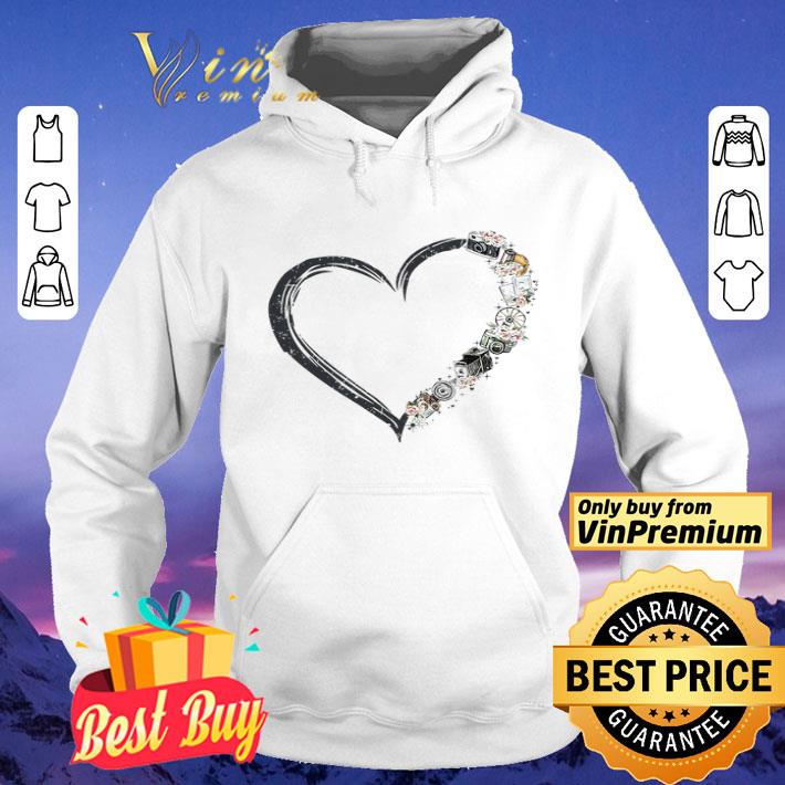 I Love Camera Heart shirt