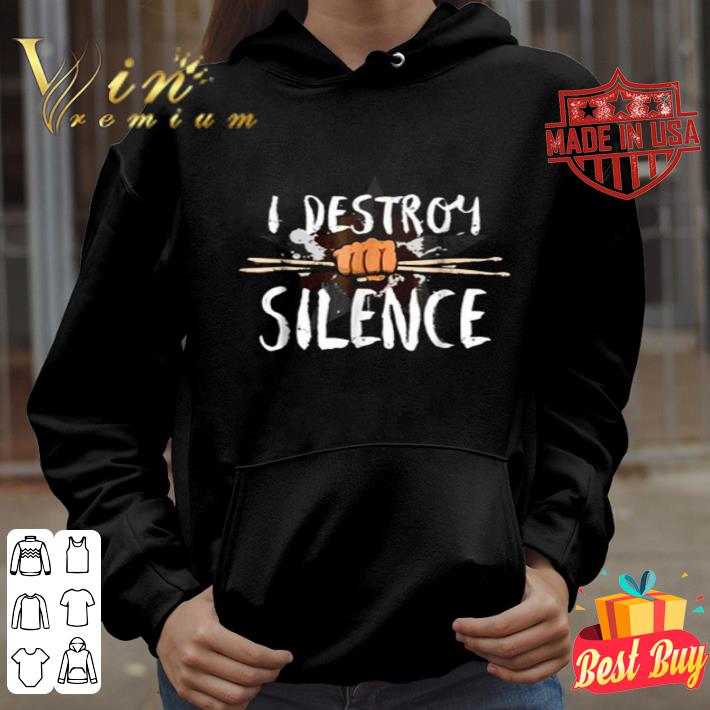 I destroy silence punch shirt