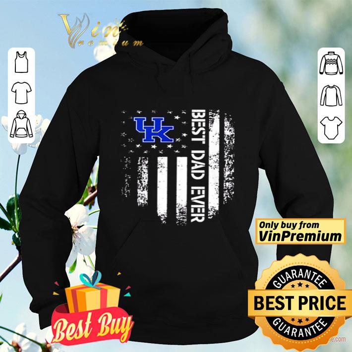 Kentucky Wildcats best dad ever America Flag shirt 4 - Kentucky Wildcats best dad ever America Flag shirt