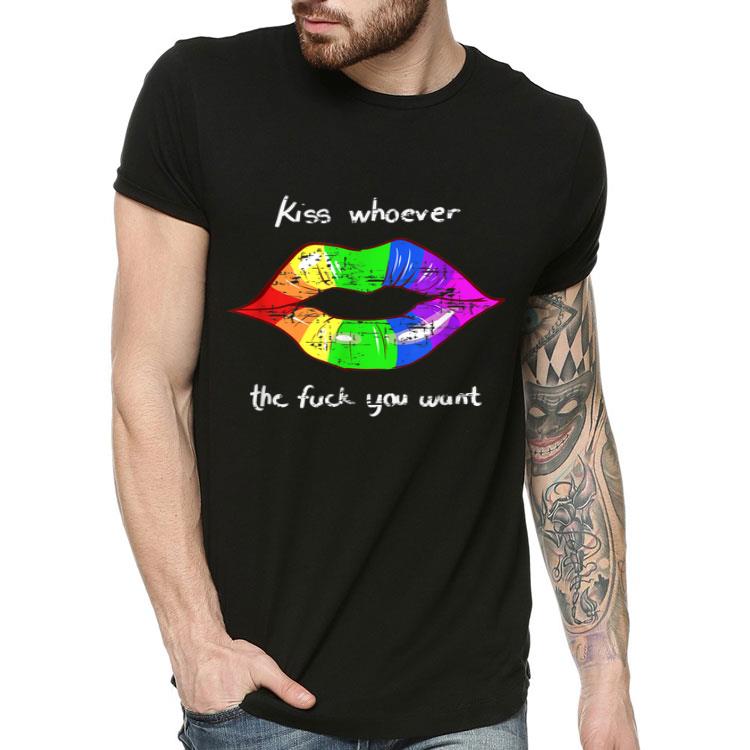 Kiss Whoever The Fuck You Want Vintage LGBT Rainbow Shirt Kiss Whoever The Fuck You Want Vintage LGBT Rainbow Shirt 4 - Kiss Whoever The Fuck You Want Vintage LGBT Rainbow Shirt