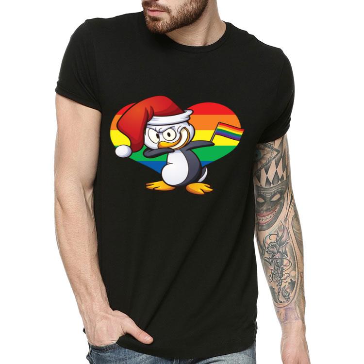 LGBT Christmas Penguin Santa LGBTQ Gay Bi Trans Butch Xmas Shirt LGBT Christmas Penguin Santa LGBTQ Gay Bi Trans Butch Xmas Shirt 4 - LGBT Christmas Penguin Santa LGBTQ Gay Bi Trans Butch Xmas Shirt